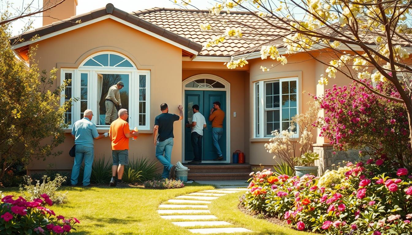 spring home renovation California