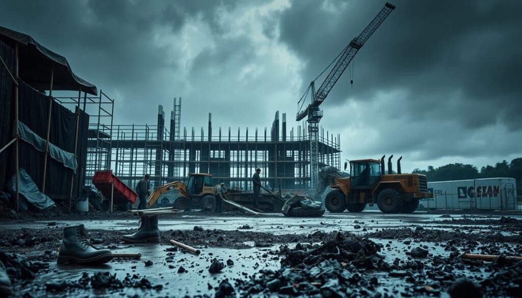 weather delays construction
